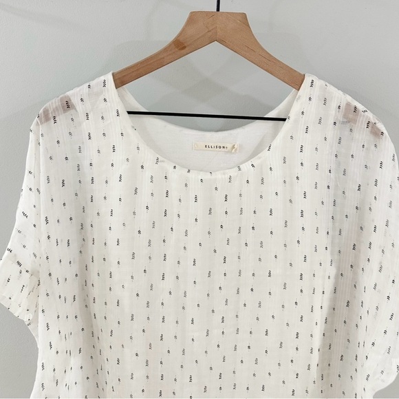 Ellison Layered Blouse White Size Small - Picture 2 of 5